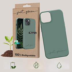 Avis Just Green Coque iPhone 13 Biodégradable Verte