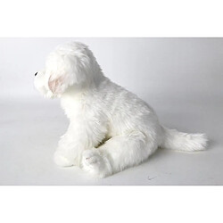 Universal 24 cm chiot animal en peluche Jouet en peluche mignon simulation animaux de compagnie | animaux en peluche et moelleux (blanc)