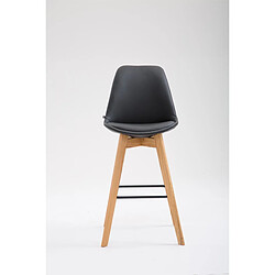 Non Tabouret de bar Metz simili cuir Natura