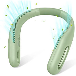 Avis Ventilateur de Cou Rechargeable USB Portable (Vert)