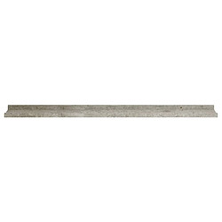 Acheter vidaXL Étagères murales 4 pcs Gris béton 100x9x3 cm