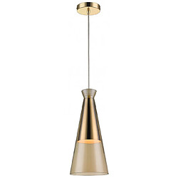 Luminaire Center Suspension Champagne Doré CANTERBURY 1 Lumières