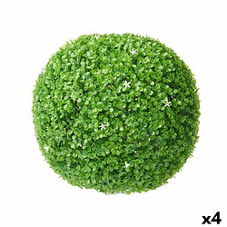 Ibergarden Plante décorative Fleurs Volets Ballon Plastique 37 x 37 x 37 cm (4 Unités)