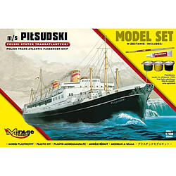 m/s PILSUDSKI(Trans-Atlantic Passenger S Ship)(Model Set)- 1:500e - Mirage Hobby