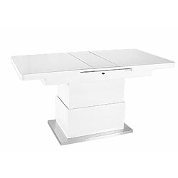 Acheter Inside 75 Table basse relevable extensible JET SET blanc brillant