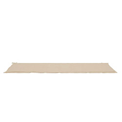 Acheter Decoshop26 Coussin de banc de jardin Beige 200 x 50 x 3 cm DEC021743