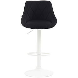 Avis Non Tabouret de bar Lazio tissu blanc