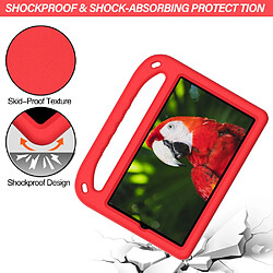 Coque en TPU avec béquille à poignée, rouge pour votre Lenovo Tab M8 (1st Gen) TB-8505/Tab M8 (2nd Gen) TB-8705/Tab M8 (3rd Gen) TB-8506