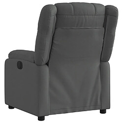 Acheter vidaXL Fauteuil inclinable électrique Gris foncé Tissu