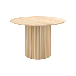 Rendez Vous Deco Table ronde 4 personnes Agathe en bois de manguier