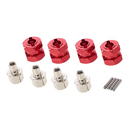 Avis Roue Hex Hub 12mm Extension Adaptateur Plus long Combiner pour 1/10 RC Car Red