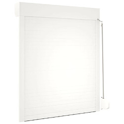 Acheter vidaXL Volet roulant aluminium 100x120 cm blanc