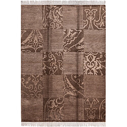 Vidal Tapis de laine 246x178 brun Darya