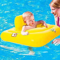 Totalcadeau Bouée fauteuil siège gonflable pour bébés piscine mer enfant carr