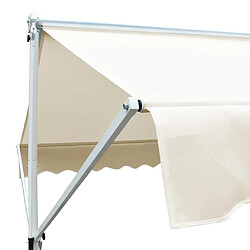 Acheter vidaXL Auvent sur pied 500 x 300 cm Crème