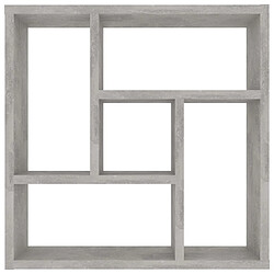 Avis vidaXL Étagère murale Gris béton 45,1x16x45,1 cm Bois d’ingénierie