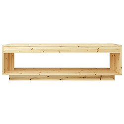 Maison Chic Table basse,Table Console Table d'appoint, Table pour salon 110x50x33,5 cm Bois de sapin massif -MN98494 pas cher