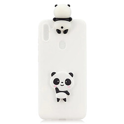 Coque en TPU Décor de poupée 3D souple panda/blanc pour votre Samsung Galaxy A11