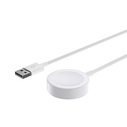 Avizar Câble Chargeur pour Apple Watch Charge Efficace et Sécurisée Longueur 1m Blanc