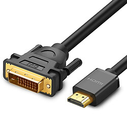 Wewoo DVI D (24 + 1) mâle vers HDMI mâle ligne de commutation bidirectionnelle HD 2K, longueur: 1,5 m