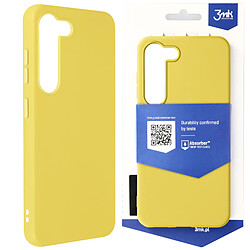 Coque pour Samsung S23 Plus Souple Mat Antichute 1.25m 3mk Matt Case Jaune