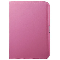 Avis Wewoo Housse Étui Magenta pour Samsung Galaxy Tab 3 10.1 / P5200 / P5210, 360 degrés de rotation Lichi Texture en cuir avec support