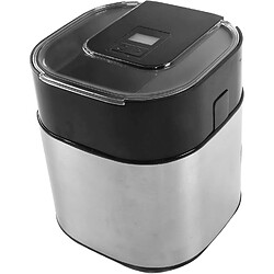 Vendos85 Machine à Crème Glacée Automatique de 1,5 L sans Pré-congélation 12W gris noir