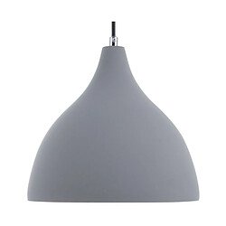 Beliani Lampe suspension gris LAMBRO