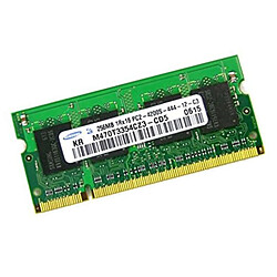 256Mo RAM PC Portable Samsung M470T3354CZ3-CD5 SODIMM DDR2 PC2-4200S 533MHz - Occasion