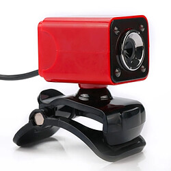 Avis Wewoo Webcam pour Ordinateur De Bureau Skype PC Portable, Longueur du Câble: 1.4m 360 Degrés Rotatif 12MP HD Fil USB Caméra avec Microphone et 4 LED Lumières ACH-588225