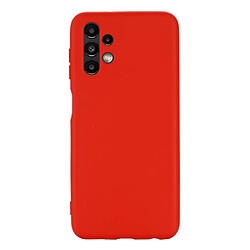 Coque en silicone antichoc avec sangle rouge pour votre Samsung Galaxy A13 4G