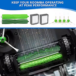 Accessoires de pièces de rechange AD compatibles avec IRobot Roomba E5 E6 E7 I7 + I6 I8 I3 I4 Plus 3150 E & I Series