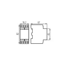 Kanlux Contacteur modulaire, contrôle230 AC KMC