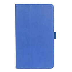 Etui en PU avec support et porte-cartes bleu pour votre Samsung Galaxy Tab A7 Lite 8.7 pouces