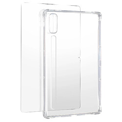 Avizar Coque pour Lenovo Tab P11 Pro Gen 2 Antichoc + Verre Trempé 9H Transparent