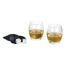 Saveurs Et Degustation Coffret 2 verres et pierres à whisky.