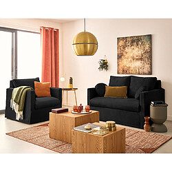 Lisa Design Serena - fauteuil déhoussable en velours