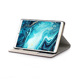 Wewoo Housse Coque Etui à rabat horizontal en cuir texturé avec support pour cartes et porte-cartes Huawei MediaPad M6 8.4 2019 Marron pas cher