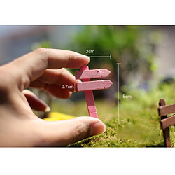 Avis Wewoo Décoration Jardin 5 PCS Mini Clôtures En Bois Panneau Ornement Bricolage Plantes Labels Pots Décor Micro-paysage DIY Ornements Multi-viande En Bois, Livraison Couleur Aléatoire