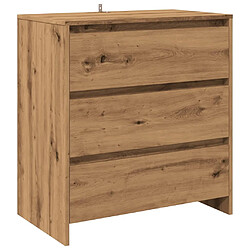 vidaXL Buffet chêne artisanal 70x41x75 cm bois d'ingénierie