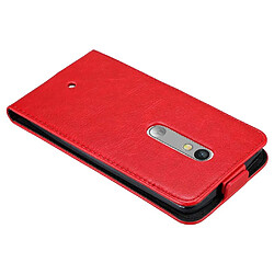 Avis Cadorabo Coque Motorola MOTO X PLAY Etui en Rouge