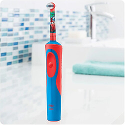 Universal Brosse à dents électrique rechargeable pour enfants à l'alimentation Oral-B Caractéristiques Disney Pixar Car(Rouge) pas cher