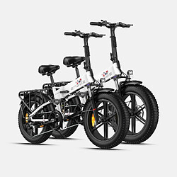 Acheter Vélo électrique pliable tout suspendu ENGWE Engine X 250 W 48 V 13Ah 25 km/h - Blanc