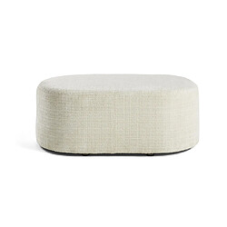 Bestmobilier Miro - pouf en velours texturé pas cher