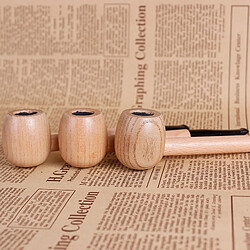 Acheter Wewoo Creative Pipe En Bois Massif Portable À Tabac Filtre À Fumée À Fumer Embouchure Porte-Cigarette