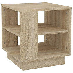 vidaXL Table basse chêne sonoma 40x40x43 cm bois d'ingénierie