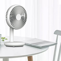 Universal Ventilateur de bureau 2000mAh Capacité de la batterie Station de recharge USB Super Silence Ordinateur portable Refroidissement Ventilateur de bureau 4 Vitesses Refroidissement Gadget