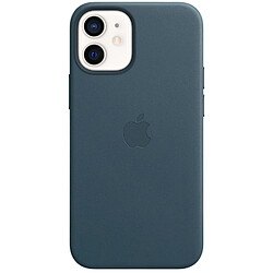 Apple Coque Leather MagSafe pour l'iPhone 12 Mini - Baltic Blue