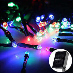 Wewoo Guirlande 20m 1600-2400LM panneau solaire 200 LED Festival Fairy String Lights avec 1,9 m de câble prolongé lumière colorée