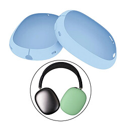 Étui En Silicone Pour Oreillettes Antichoc Pour écouteurs Airpods Max Bleu Clair pas cher